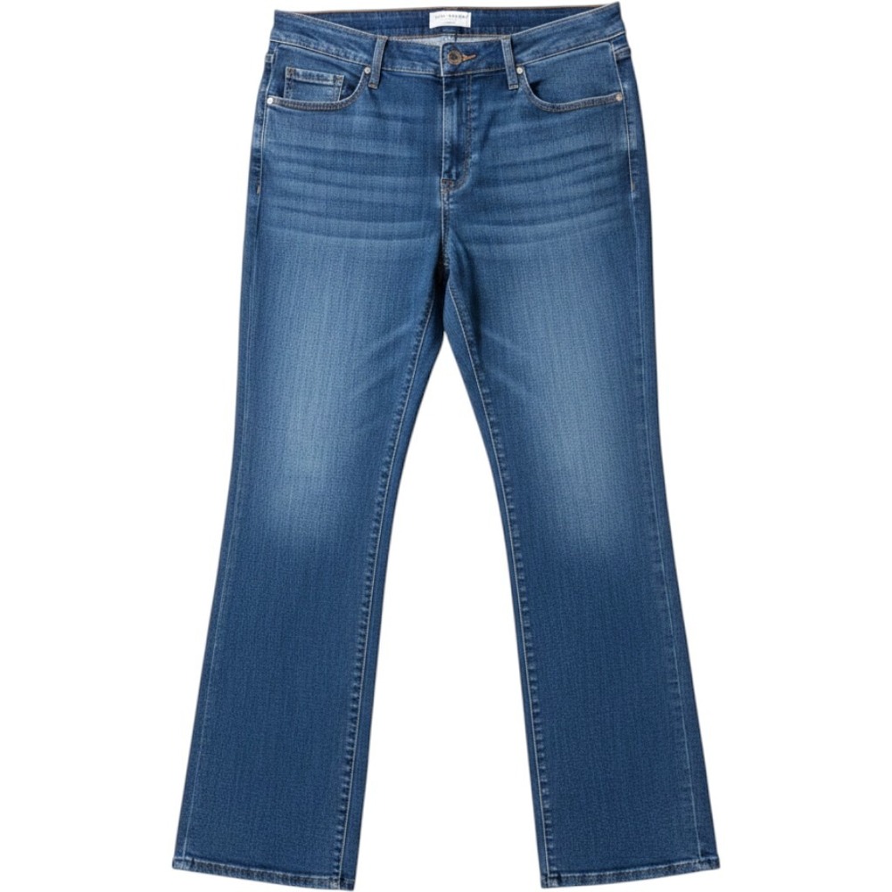 NWT Lane Bryant Signature Fit Bootcut Jeans 20 Short Mid-Rise Blue Flattering